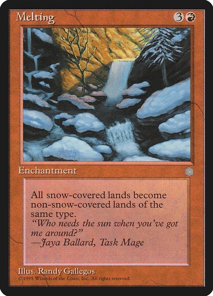 Melting U EN 201 Vintage Magic the Gathering Card Ice Age LP MTG TCG