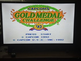 Capcom's Gold Medal Challenge '92 Nintendo NES Cleaned/Tested