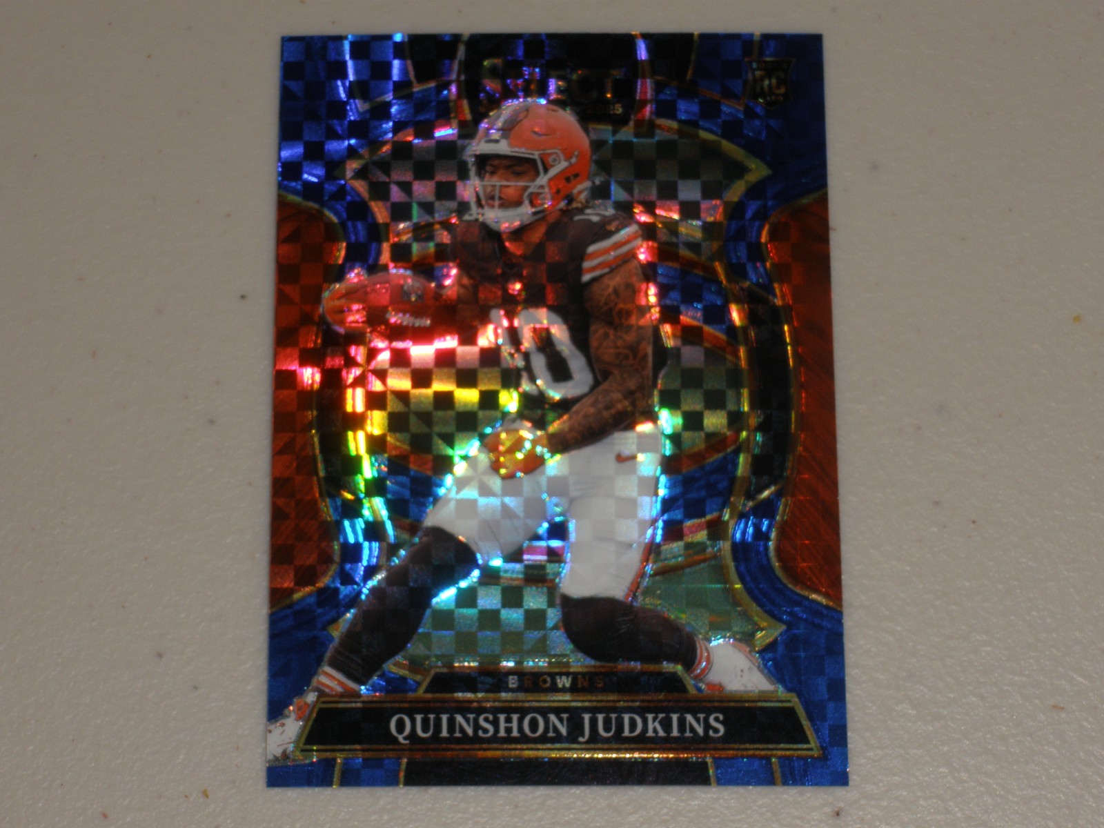 2025 Panini Select Concourse Level Blue Prizm #55 Quinshon Judkins 195/249 RC