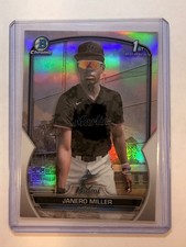 2023 Bowman Chrome #BCP-184 1st Janero Miller Refractor /499