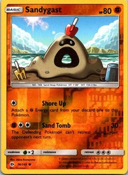 Sandygast 74/149 Sun & Moon Base Set Reverse Holo Common