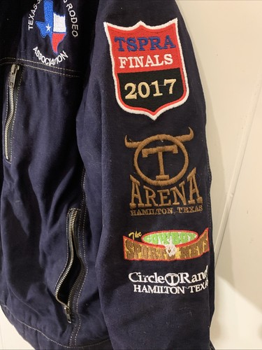 TSPRA Texas Senior Pro Association Jacket Men's Size Large Blue - Picture 3 of 9