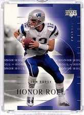 Tom Brady 2002 Upper Deck Honor Roll HOF New England Patriots #34 (mag8)
