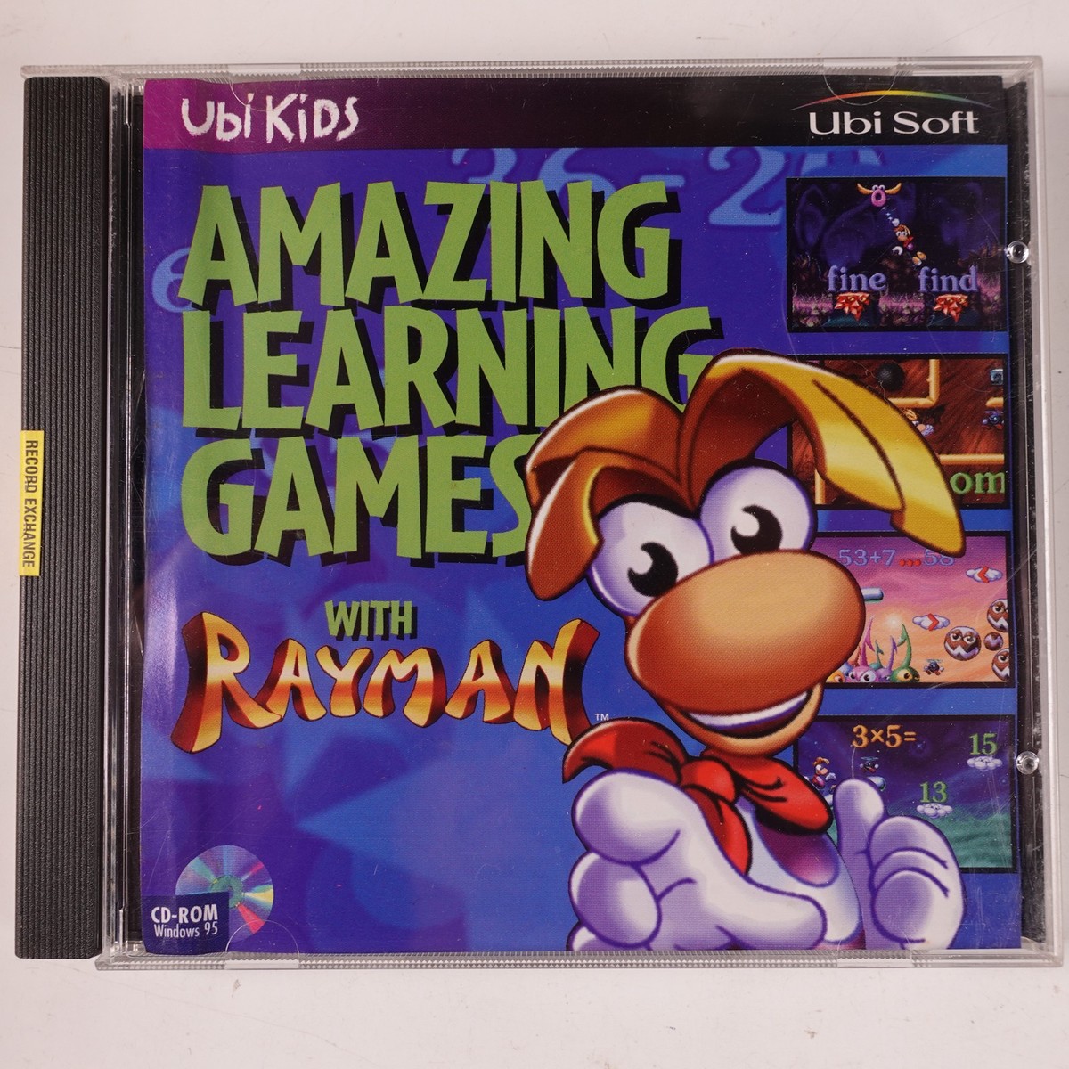 Amazing Learning Games with Rayman PC Windows 95 Educational