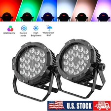 270W Party Light Waterproof RGBWA UV 18LED Par Light DMX Stage Lighting w/Case
