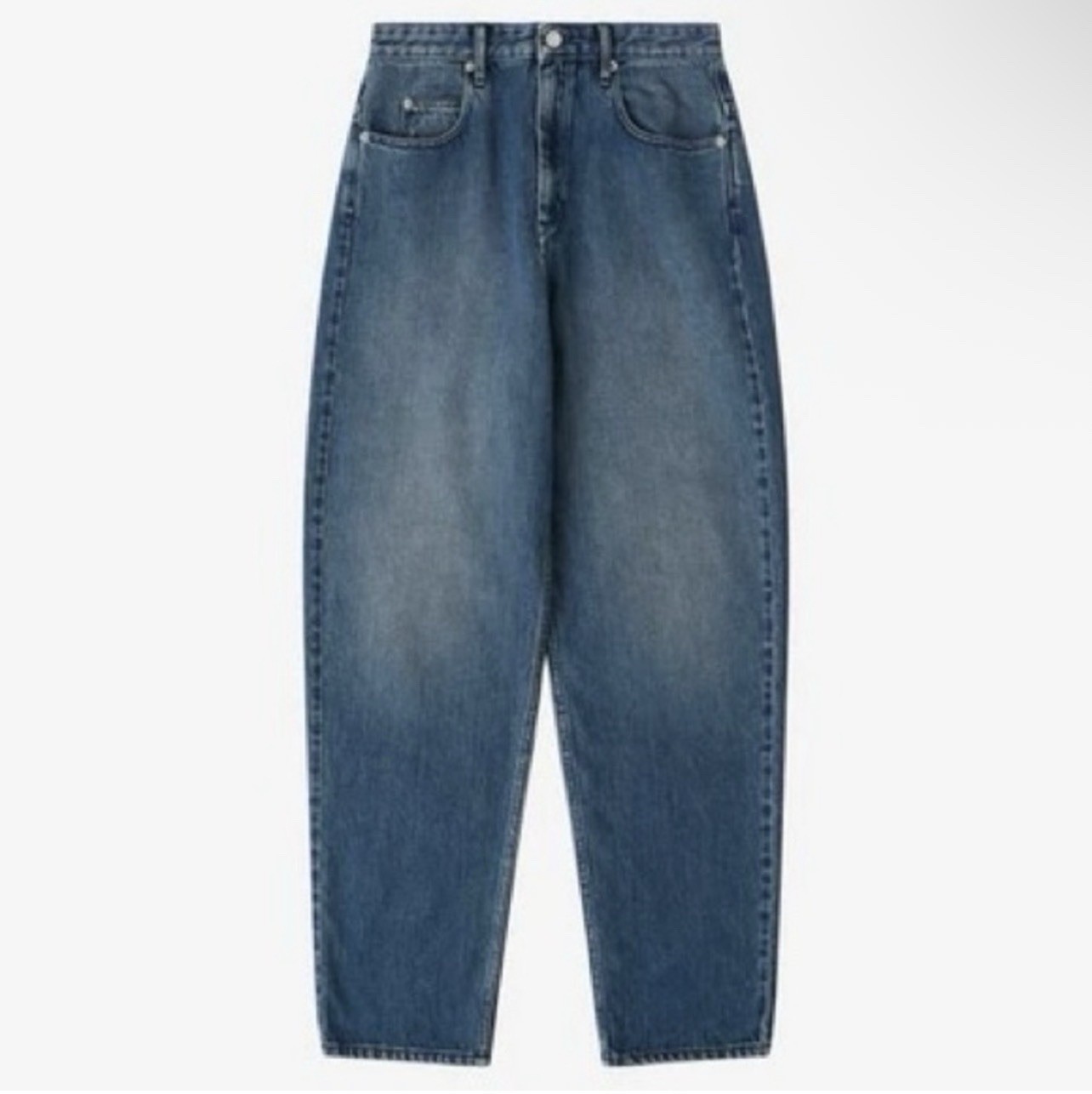 Isabel Marant Etoile Corsy Jeans Size 44 Blue Straight Leg NWT