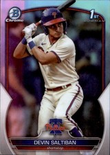 2023 Bowman Draft #BDC-2 Devin Saltiban Chrome Refractor