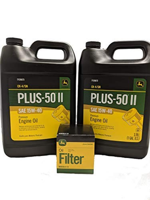 #ad John Deere Original Equipment Oil Change Kit Filter and Oil 1 M806419 2 $76.22