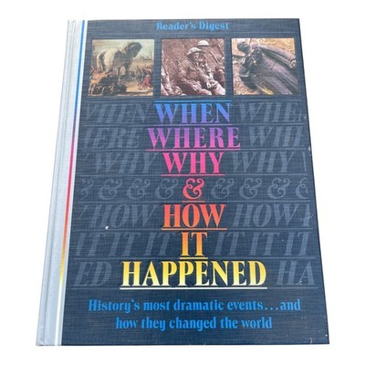 Reader's Digest When Where Why How It Happened History Book Hardback