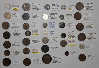 Top Sammlung von 33 Alte Kupfer Münzen (Pfg Heller Kreuzer usw..) $$ Lot 1