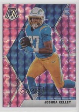 2020 Panini Mosaic Rookies Pink Camo Mosaic Prizm Joshua Kelley #234 12g7