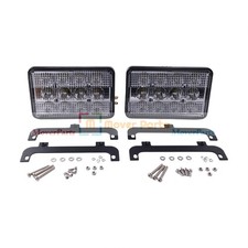 2x Led Headlight 3809346m91 3713799m91 For Mf Tractors 6120 6130 8120 8140 8210