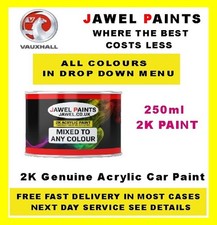 VAUXHALL - OPEL Paint ( 250ml ) High Gloss  All Colours  DROP DOWN MENU