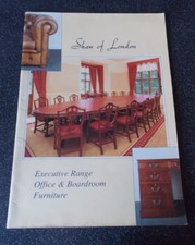 Shaw of London fine reproduction office & boardroom furniture colour catalogue