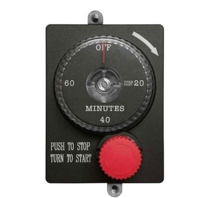 Firegear Mechanical Timer with Emergency Shut-Off, 1-Hour