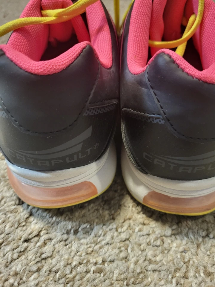 Женские кроссовки для бега спортивные Catapult Chase черные розовые IWY5614 размер 8,5 - Изображение 2 из 4