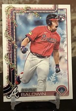 2025 Topps Holiday Drake Baldwin Rookie Card RC #H60 Atlanta Braves
