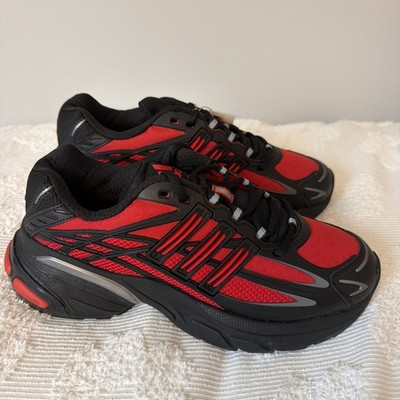 adidas Adistar XLG 2.0 Red Black Mens Size 9.5 Athletic Running Shoes KJ5731 NEW