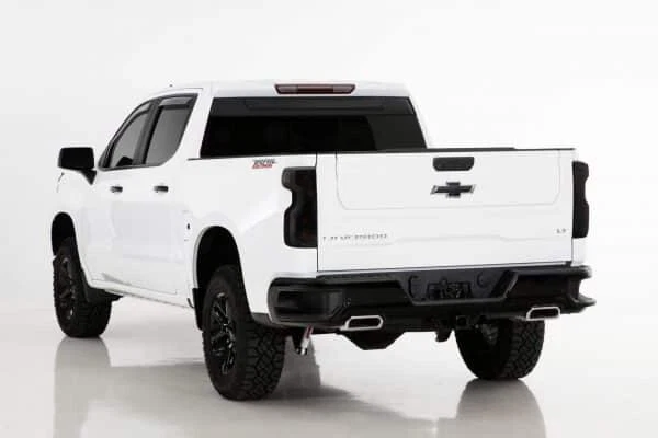 Cubiertas de luces traseras de estilo GTS Smoke 2 piezas para Chevy Silverado 1500 2500 2019-2025 Foto 2 de 2