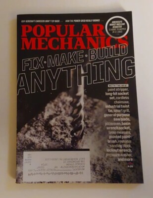 Popular Mechanics Magazine November/December 2023 Fix Make Build Anything