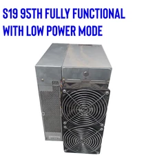 ANTMINER S19 | 95TH | LOW POWER MODE | NEW THERMAL PASTE | SHIPS FROM TEXAS