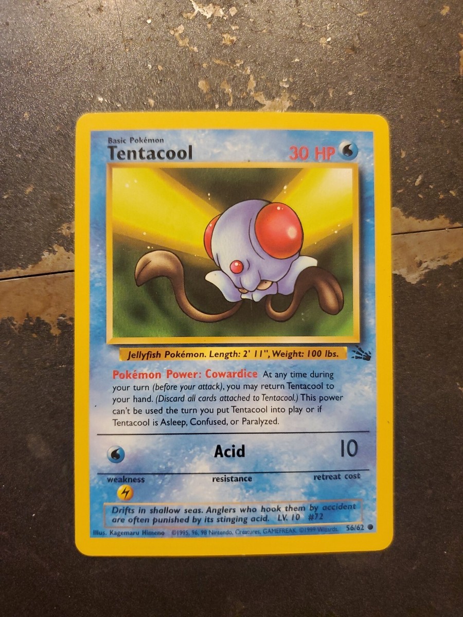 tentacool pokemon card Tentacool #72 (H) – Collecteebles