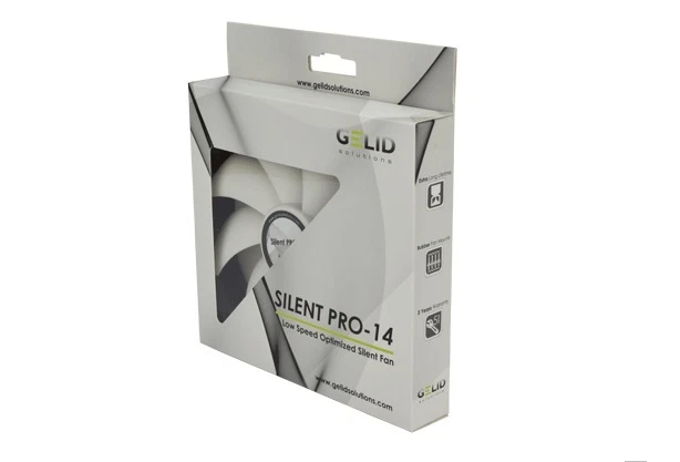 Gelid Solutions Silent 14 Pro PWM 140mm 14cm Quiet PC Case Fan 80.6CFM Airflow - Image 3 of 4