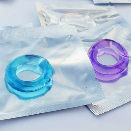 10PCS Male Cock Ring Super Strong Stretchy Stay Harder Penis Rings Cockring Men - Picture 16 of 18