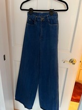 Vintage 1970s Brittania Wide Bell Bottom Jeans RN 19388 27x35.