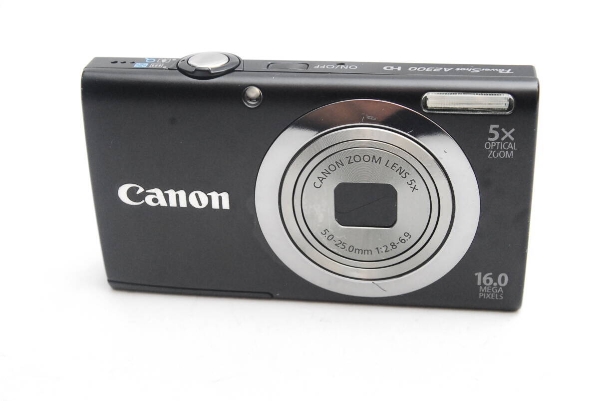 Canon Powershot A2300 Digital Camera 16.0MP 5x Black Good Cond