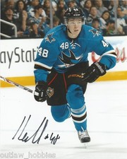 San Jose Sharks Tomas Hertl w/proof Autographed Signed 8x10 Photo COA B