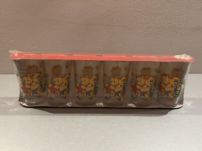 VMC France Gläser Glas Teddy Bär Motiv