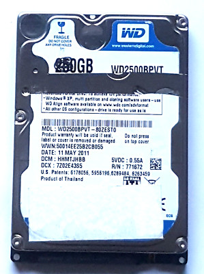 Disque Dur HDD Western Digital 250 Go SATA - 3,5 Pouces - Pour PC De Bureau - Occasion Vérifié