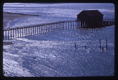 Sl85 Original Slide  1963 Garibaldi Coast guard house pier  445as