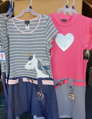 pink & violet unicorn dress