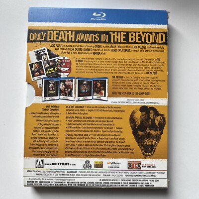 The Beyond Blu-ray 2-Disc Set Arrow Window Box Lucio Fulci RARE