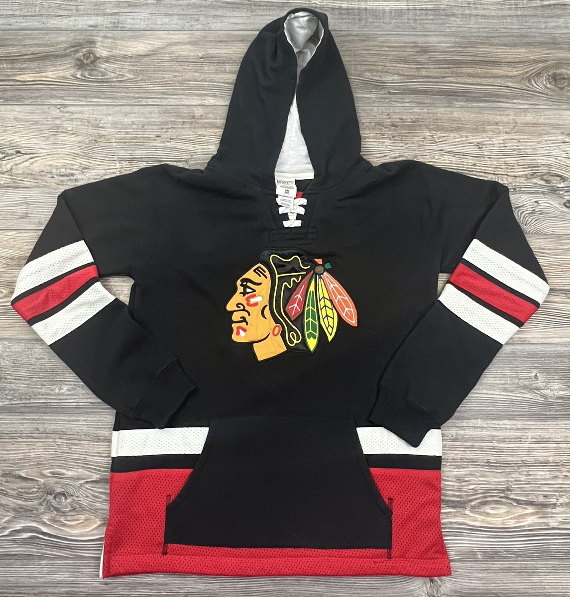 Ccm Chicago Blackhawks Jersey Sweatshirt CCM NHL CHICAGO