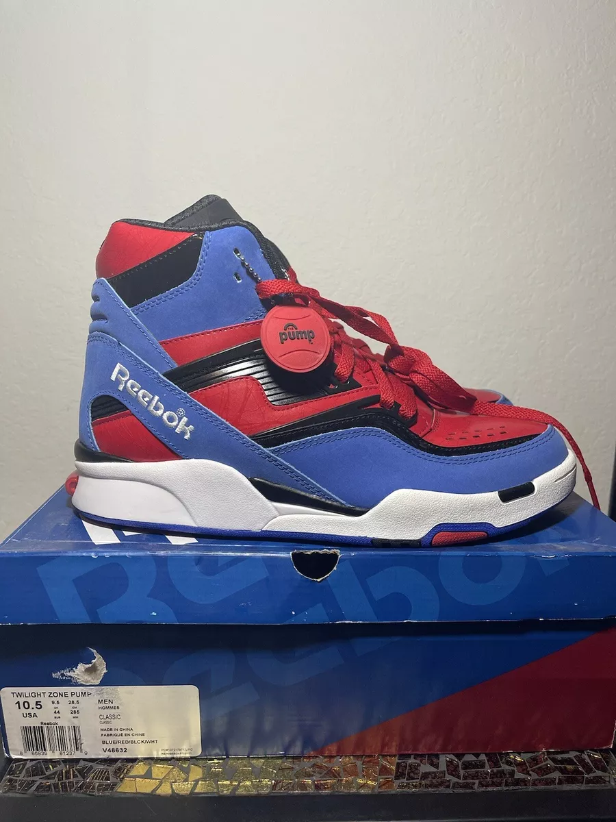 Reebok Twilight Zone Pump Dominique Wilkins Spider Man Size 10.5