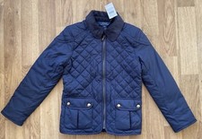 Image of Ralph Lauren Boys Navy Quilted Jacket Size M 8-10yrs. BNWT