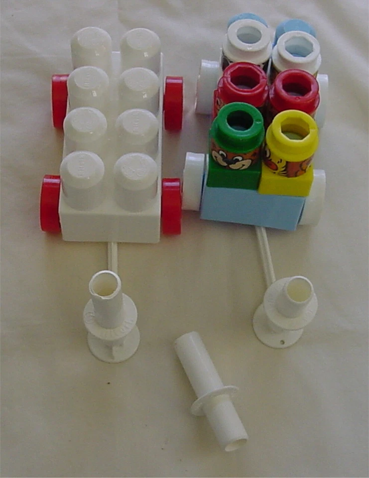 Building Block Mega Classic vagões infantis de tamanho grande com 6 pessoas lote C - Imagem 2 de 2