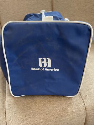 Vintage 1980s LA Dodgers Promotional Mini Travel Duffel Bag - Bank 