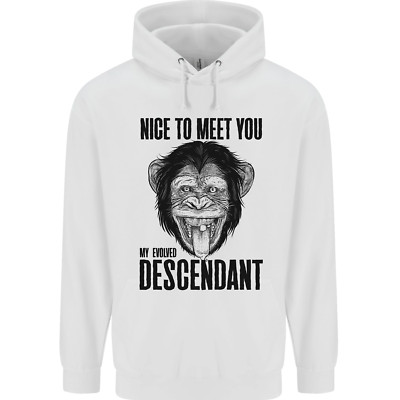 Chimp Evolved Descendant lustiger Affe Affe Kinder Kids Hoodie