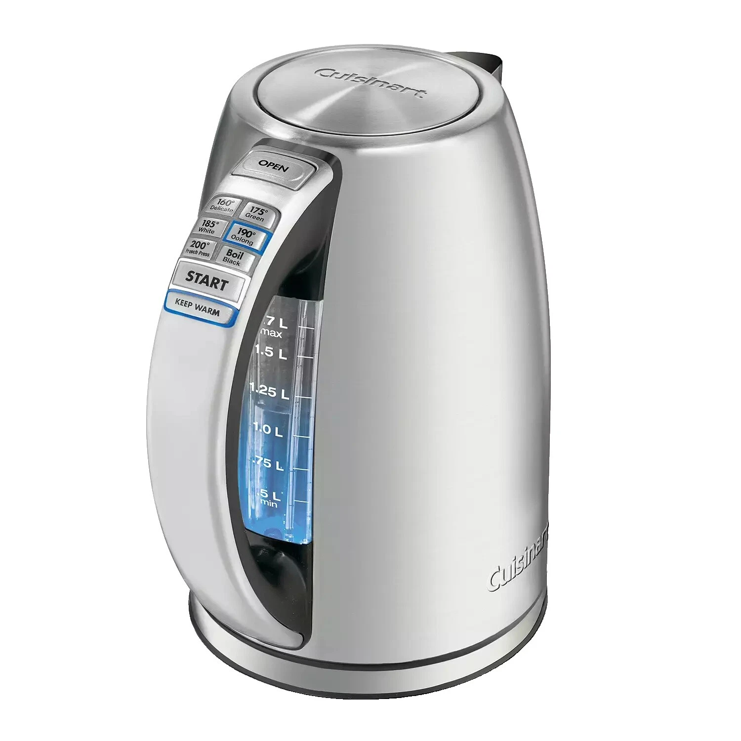 Cuisinart Stainless Steel Cordless Electric Kettle Tea Kettles