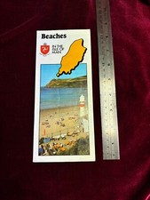 Vintage Isle of Man beaches brochure, 1983