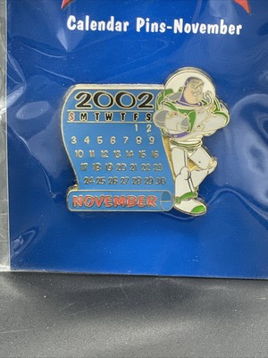Disney Pin 12 Months of Magic Calendar Toy Story November 2002 / Buzz  Lightyear | eBay