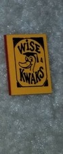 YELLOW #4 Wise Kwaks Vintage Cracker Jacks Mini Book Jokes NM