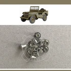 FORD GPW DATA PLATE ATTACHING HARDWARE STEEL RIVETS FOR WWII JEEP