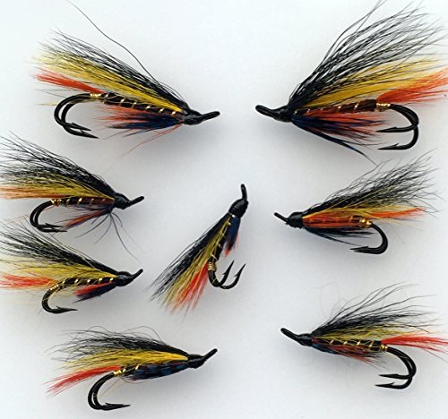 Mouche Pêche Saumon Mouches Monroe Killer Doubles Tailles 4 -10 Paquet De 8 #163 - Photo 2/2