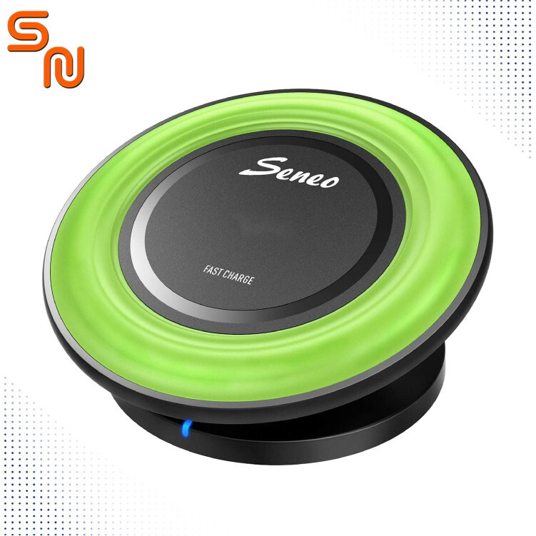 Ladestation iPhone Samsung Induktives Ladepad Schnellladegerät kabellos SENEO