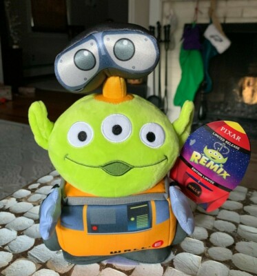 Disney Store REMIX Alien WALL-E Robot Stuffed Plush Doll NEW SOLD OUT Limited Ed